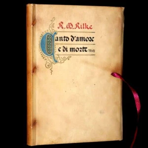 1943 Rare Italian Giannini Binding - Love and Death of Cornet Christopher Rilke - Picture 1 of 22