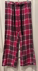 EUC Old Navy Intimates Woman’s Pajama Pants Bottoms Plaid Pink Size Small - Picture 1 of 8