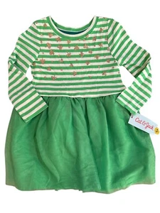 Cat & Jack Kleinkind Mädchen St. Patrick’s Day Fit & Flare Hemd Tutu Kleid Größe 2T - Bild 1 von 1