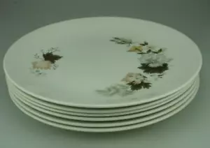 Lot of 6 Vintage Royal Doulton Westwood Dinner Plates 10-1/2'' Diameter ZE157 - Picture 1 of 4
