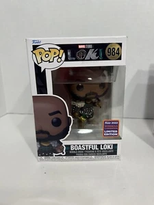 Funko Pop WonderCon 2022 -Marvel Boastful Loki Vinyl Figure #984 - NEW - Picture 1 of 6