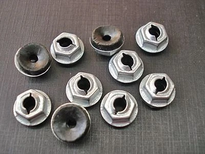 10 pcs 3/16" thread cutting emblem name plate script sealer nuts for Dodge - Image 1 of 3