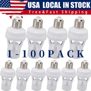 Infrared PIR Motion Sensor E27 LED Light Lamp Bulb Holder Socket Switch 110/220V - Picture 1 of 16
