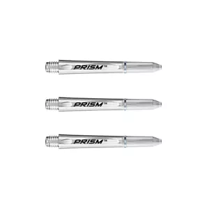 Winmau Prism 1.0 alberi freccette corti trasparenti - Foto 1 di 1
