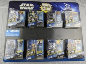 Retired Star Wars Clone Wars 8 Action Figure Bonus Pack 2012 Hasbro MOC A3417 - Picture 1 of 3