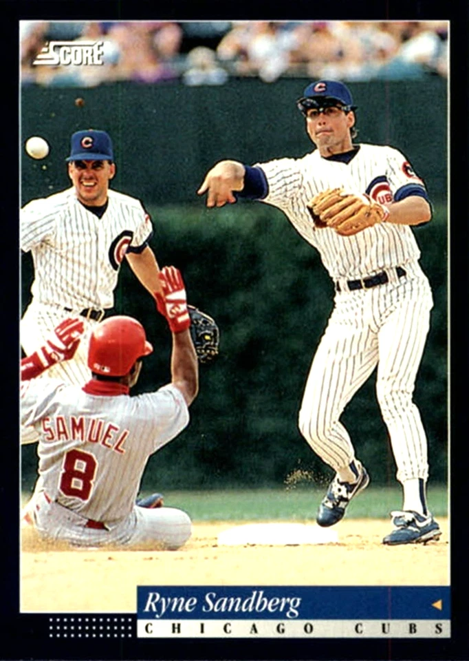 Puntuación #20 Ryne Sandberg Chicago Cubs 1994 Salón de la fama Foto 1 de 1