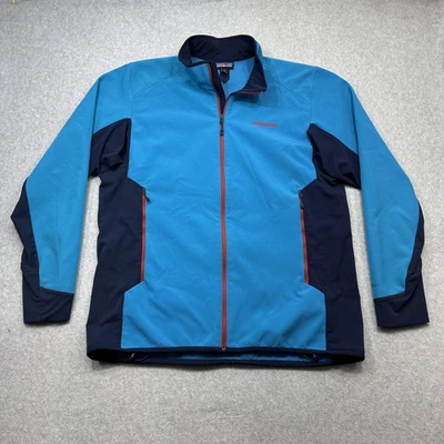 Chaqueta híbrida Patagonia Adze para hombre XL azul Polartec Windbloc Softshell Gorpcore Foto 1 de 4