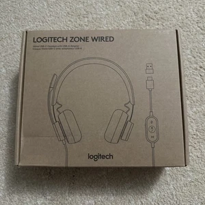 Logitech Zone Wired USB-C Noise Cancelling Headset with USB-A Adapter 981-000871 - Zdjęcie 1 z 3