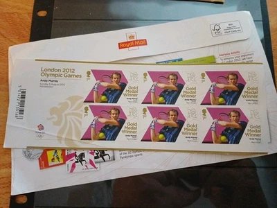 GB 2012 ANDY MURRAY. Gold Medal Winner - Men’s Singles. Olympics FV £10.20. MNH  - Image 1 of 4