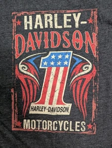 Men's Harley Davidson Sz 3XL Live To Ride Danville VA Black Long Sleeve T-SHIRT - Picture 1 of 11