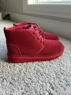 UGG Neumel II Boots Samba Red Size 6 Big Kid Youth Size 7.5 Womens - Image 1 of 4