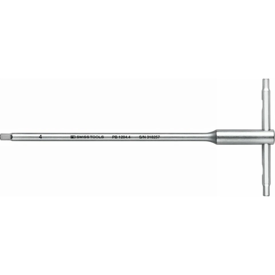 PB Swiss PB 1204.4 Hex Screwdriver with Sliding T-Handle, 4 mm, L - 175 mm - Image 1 of 1