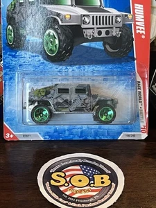 Hot Wheels 2001 Hummer Humvee Gray Green Rims Diecast SEALED NM Condition - Picture 1 of 7