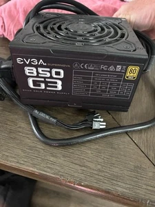 EVGA SuperNova 850w G3 80 Plus Gold Fully Modular Power supply PSU - Afbeelding 1 van 3