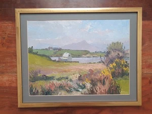 Croagh Patrick by E P Mills Original oil painting Irish art. County Mayo Ireland - Picture 1 of 7