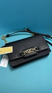 Michael Kors Heather Damen Tasche Umhängetasche Geldbörse Handytasche Schwarz  - Bild 1 von 12
