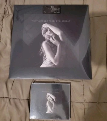 Taylor Swift's TTPD “The Black Dog“ Vinyl and CD. IN SEALED PLASTIC.  - Image 1 of 4