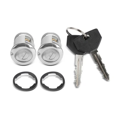 Door Lock Cylinder Set for Jeep ZJ Grand Cherokee YJ SJ Dodge Chrysler with Keys - Image 1 of 4