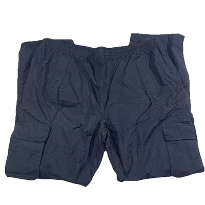 Eddie Bauer Pants Mens Size XXL Tall Cargo Black Zip Hem Snow Winter Nylon N3 - Image 1 of 4