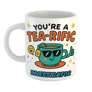 Lustiges Geschenk für ERMITTLER | YOU'RE A TEA-RIFIC Stern Tasse - Neu eingetroffen - Bild 1 von 1