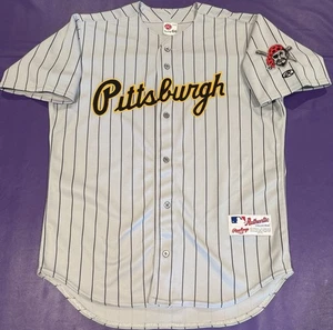Autentica maglia vintage anni 90 Pittsburgh Pirates On Field Rawlings 44 made in USA - Foto 1 di 5
