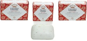 Pack of 3 - Nubian Heritage Coconut & Papaya Soap -5 oz each - Picture 1 of 3
