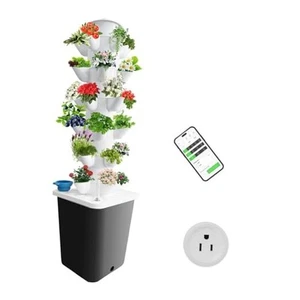 Hydrokultur Turm 30 Pflanzen Anzuchtsystem Indoor Smart Garden Vertikal 30 Pflanzen - Bild 1 von 8
