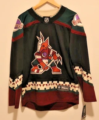 Camiseta deportiva de hockey Fanatics Arizona Coyotes Breakaway NHL logotipo Kachina para hombre XS NUEVA CON ETIQUETAS Foto 1 de 4