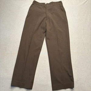 WW2 Wool Field Trousers 1944 18oz Pants 34x33 Merit Clothing 55-T-35534-33 - Picture 1 of 7
