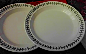 PORTMERION SECONDS SET OF  2 SALAD PLATES   LAUREL LEAF  AS SHOWN - Picture 1 of 2