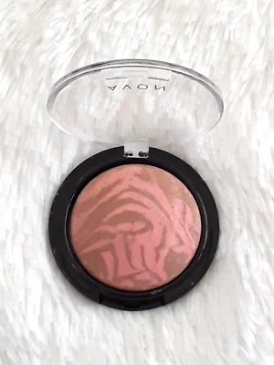 AVON MARBLEIZED BRONZER ~ "BRONZED PEACH" ~ 0.14 oz ~ DISCONTINUED /RETIRED - Image 1 of 4