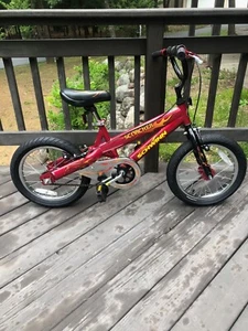 SCHWINN SCORCHER 16-inch BMX Bike red with flames - Picture 1 of 7