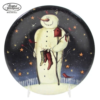 Medias de placa International TWILIGHT SNOWMAN 8" certificadas estrellas doradas Baxter Foto 1 de 4