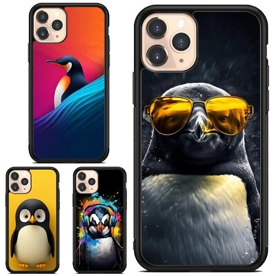 Case Friendly art penguin antarctica For iPhone 11 12 13 14 Pro Max - Image 1 of 4