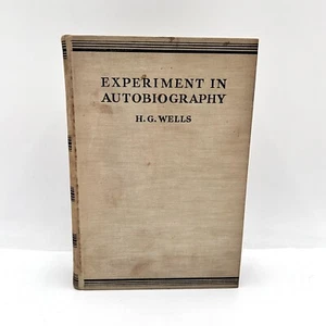 Experiment in Autobiography by H.G. Wells 1934 Macmillan HC illustrated - Picture 1 of 13