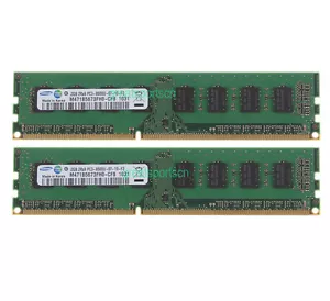 4GB 2PCS 2GB 2RX8 PC3-8500U DDR3 1066MHz DIMM Memory Desktop RAM For ACER #11 HJ - Picture 1 of 6