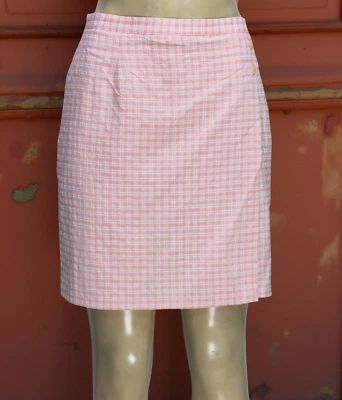 Pantalón corto Bette & Court Signature Collection para mujer a cuadros rosa talla 8 Foto 1 de 4