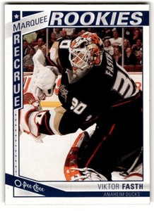 2013-14 O-Pee-Chee Viktor Fasth Rookie #517 Anaheim Ducks