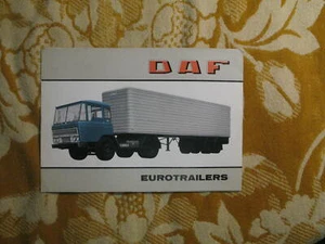 DAF EuroTrailers Prospekt Prospekt 60er Jahre - Bild 1 von 3
