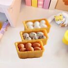 Education Dollhouse Miniature Kitchen Decor Eggs Model Toy  Children