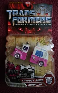 2009 Transformers Autobot Skids & Mudflap Revenge Of The Fallen Action Figure - Picture 1 of 2