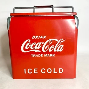 Coca Cola Cooler Box Coca cola vintage style Used - Picture 1 of 10