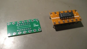 Platine "NAND-Modul", KOSMOS-Elektronikbaukästen X1000/(...) - Bild 1 von 1