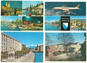 Postcard AA953 Switzerland 1965/67 Geneva Zurich - Slogan cancel - Picture 1 of 2