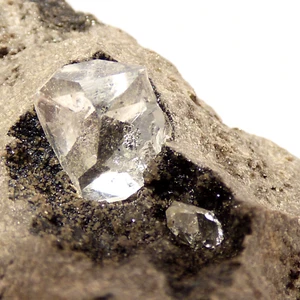 Cristal flotador de diamante Herkimer en matriz NY EE. UU. muestra mineral 271 g Xtl 14 mm - Imagen 1 de 16