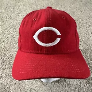 Vintage Cincinnati Reds Hat Cap Mens 7 1/4 Red Plain Logo Sports Specialties 80s - Picture 1 of 11