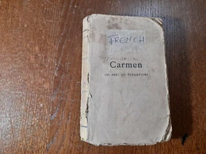 RARE OLD FRENCH BOOK CARMEN SOULS OF THE PURGATOR BY PROSPER MERIMEE PARIS 1928 - Picture 1 of 7