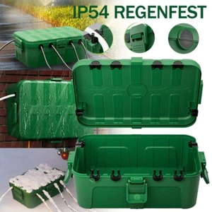 Cable Box Waterproof IP54 Safe Box - Plug Protection, Outdoor Electrical Box - Picture 1 of 17