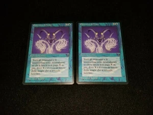 MTG 1x Legends blue rare NM- Italian FBB In the Eye of Chaos - Reserved List - Picture 1 of 2