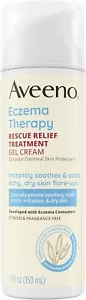 Aveeno Eczema Therapy Rescue Relief Treatment Gel Cream, 5 FL OZ Skin Protectant - Picture 1 of 8
